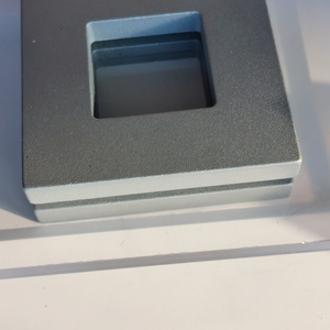 Modern Design Square Aluminum Mini Cabinet <strong>Door</strong> <strong>Knob</strong> 65X65mm Satin Painted for Glass Wooden <strong>Door</strong> T=8mm 65X65mm Square <strong>Door</strong> - Product Image 3