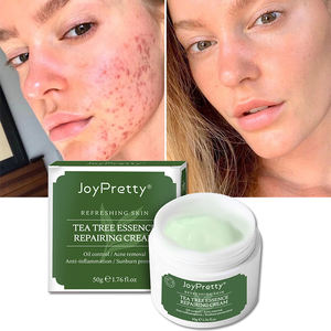 Cosmetici Coreani Crema per Acne Controllo Sebo Rimuovi Brufoli e Cicatrici da Acne Crema Viso al Tea Tree Crema Viso alle Erbe Estratto di Erbe - Product Image 6