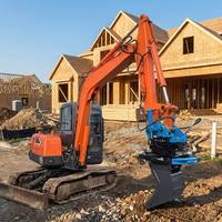 Tiltrotator hydraulique professionnel à commande de précision avancée, rotatif à 360°, durable et polyvalent, pour travaux de terrassement