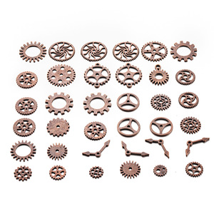 Alloy Mechanical Gears DIY Jewelry Accessories Metal Phone <b>Case</b> Decorations Multicolor Steampunk Style - Product Image 3