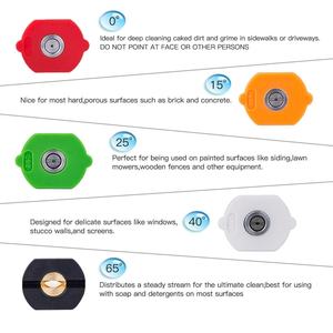 Boquilla de Inserción Rápida de 1/4, Boquilla Colorida para Lavadora de Autos, Equipo de Limpieza con Lavadora a Presión Eficiente - Product Image 2