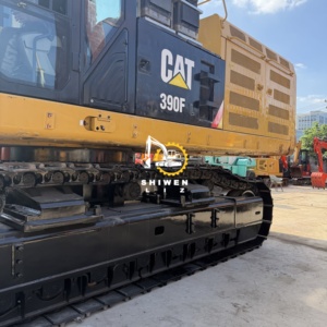 Excavatrice d'occasion Cat390FL du Japon à bas prix, machine de terrassement de 90 tonnes, excavatrice d'occasion Cat 390FL à vendre, jaune - Product Image 4