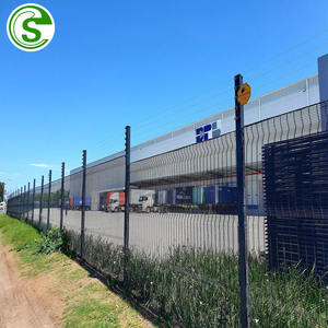 Valla DE SEGURIDAD 358, valla de malla soldada antirrobo, Panel de valla antiescalada 358 con alambre de púas de afeitar - Product Image 2