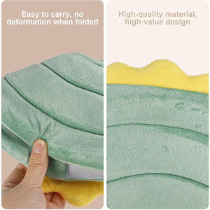 U556ปลอกคอแมวนุ่มปรับได้สำหรับลูกแมวสัตว์เลี้ยงหลังผ่าตัดหยุดเลียแผลกู้คืนกำมะหยี่ปลอกคอแมว - Product Image 5