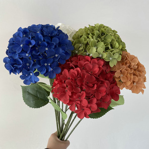 Hot Selling Handmade Silk White Hydrangea <b>Artificial</b> <b>Flowers</b> for Mother's Day Graduation Christmas Back to School Decor - Product Image 4