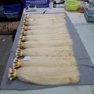 Fournir des extensions de cheveux humains bruts alignés sur les cuticules vietnamiennes, vierges et bouclées, naturelles avec des styles droits et ondulés - Product Image 6