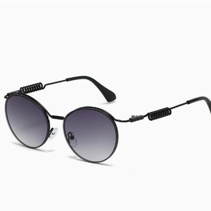 Lunettes de soleil rétro <span class=keywords><strong>steampunk</strong></span> transfrontalières UV400 à monture intégrale, sensation haut de gamme, idéales pour la conduite et la photographie de rue, très tendance - Product Image 5