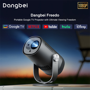 Proiettore Mini Dangbei <span class=keywords><strong>Freedo</strong></span> con Batteria, Google TV Ufficiale, Supporto 4K, Risoluzione Nativa 1080P, Proiettore Portatile 165 °   Proiettore Gimbal - Product Image 1