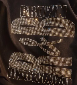 Applicazione Termoadesiva Personalizzata con Strass di <span class=keywords><strong>Raymond</strong></span> e Chris Brown per Magliette - Product Image 6
