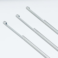 Tubes capillaires de tuyau d'acier inoxydable de tube d'engroove fermé d'extrémité faite sur commande de catégorie médicale