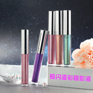 Liquid Eyeshadow 5ml Waterproof Shimmery Highlighting Under Eye <b>Makeup</b> Pink Mauve Blue Green Mermaid Color Single Color - Product Image 2