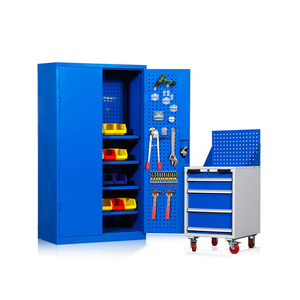 Heavy-duty <b>Metal</b> Tool <b>Cabinet</b> with Powder Coating for Storing Heavy Tools OEM - Product Image 1