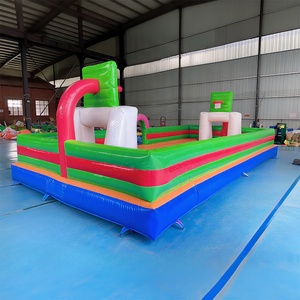 Arena Inflable Multideportiva con Fútbol y Baloncesto, <span class=keywords><strong>Cancha</strong></span> <span class=keywords><strong>de</strong></span> Brincolín Comercial para Entrenamiento <span class=keywords><strong>de</strong></span> Fútbol y Negocio <span class=keywords><strong>de</strong></span> Alquiler - Product Image 4