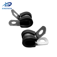 Fabricant de colliers de serrage de type R revêtus de caoutchouc EPDM de haute qualité Accessoires de câble Colliers de serrage en P
