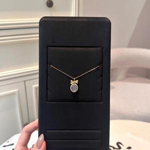 Collier en argent pur S925 plaqué or 18 carats avec perle de millet naturelle, collier de luxe à plusieurs rangs, chaîne de perles pour clavicule, accessoire de niche léger - Product Image 1