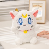 Lune Chat Doux Peluche Jouet Couette Cadeau ODM Personnalisable Bonhomme De Neige Sirène Pain Sacs Crème Glacée Éducatif PP pour Anniversaires