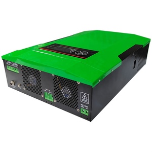 อินเวอร์เตอร์พลังงานแสงอาทิตย์แบบไฮบริด CE ROHS เฟสเดียว 5500W MPPT กระแสออก 100A ประสิทธิภาพ 93% 50/60Hz คลื่นไซน์บริสุทธิ์ สำหรับติดตั้งในครัวเรือน - Product Image 2
