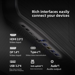 <span class=keywords><strong>Aoc</strong></span> U27u2s <span class=keywords><strong>4K</strong></span> 27-Zoll-Monitor mit Verstellbarer Höhe und Rotation Augenschutz Desktop- und Laptop-Erweiterungsbildschirm - Product Image 5