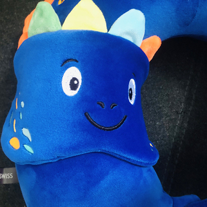 Wholesale Cartoon <strong>U</strong>-Shaped Neck <strong>Pillow</strong> Memory Foam <strong>Lovely</strong> Plush Travel <strong>Pillow</strong> Portable for Office Use Knitted Technics - Product Image 5