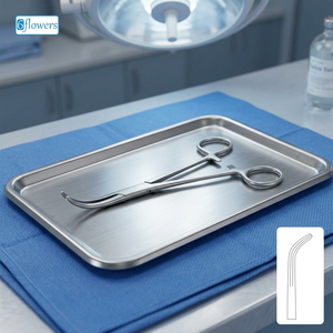 Pinces hémostatiques chirurgicales 6flowers en acier inoxydable, pince manuelle, instrument de chirurgie générale, classe I, certifié CE, modèle F6-167 - Product Image 4