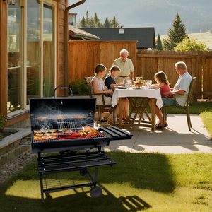 Barbecue extérieur de luxe OEM/ODM en acier inoxydable chromé, design moderne, avec collecteur de cendres et sécurité flamme - Product Image 6