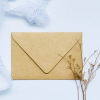 50 pièces pour carte de vœux, enveloppe pour carte postale C6, carte de vœux professionnelle Vintage, cadeau de mariage, vente en gros