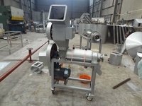 Machine industrielle d'extraction de jus de fruits et légumes pour usine de boissons, presse à vis spirale 500 kg/h