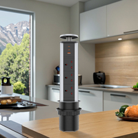 Accessoire de cuisine à 3 voies Pop up Power avec 67W 2 USB-C 1 USB-A UK Plug & Socket Standards 13A Courant nominal
