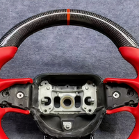 Accessoires de voiture pour Dodge Charger Challenger Hellcat Charger Challenger SRT RT Volant en fibre de carbone Intérieur automobile