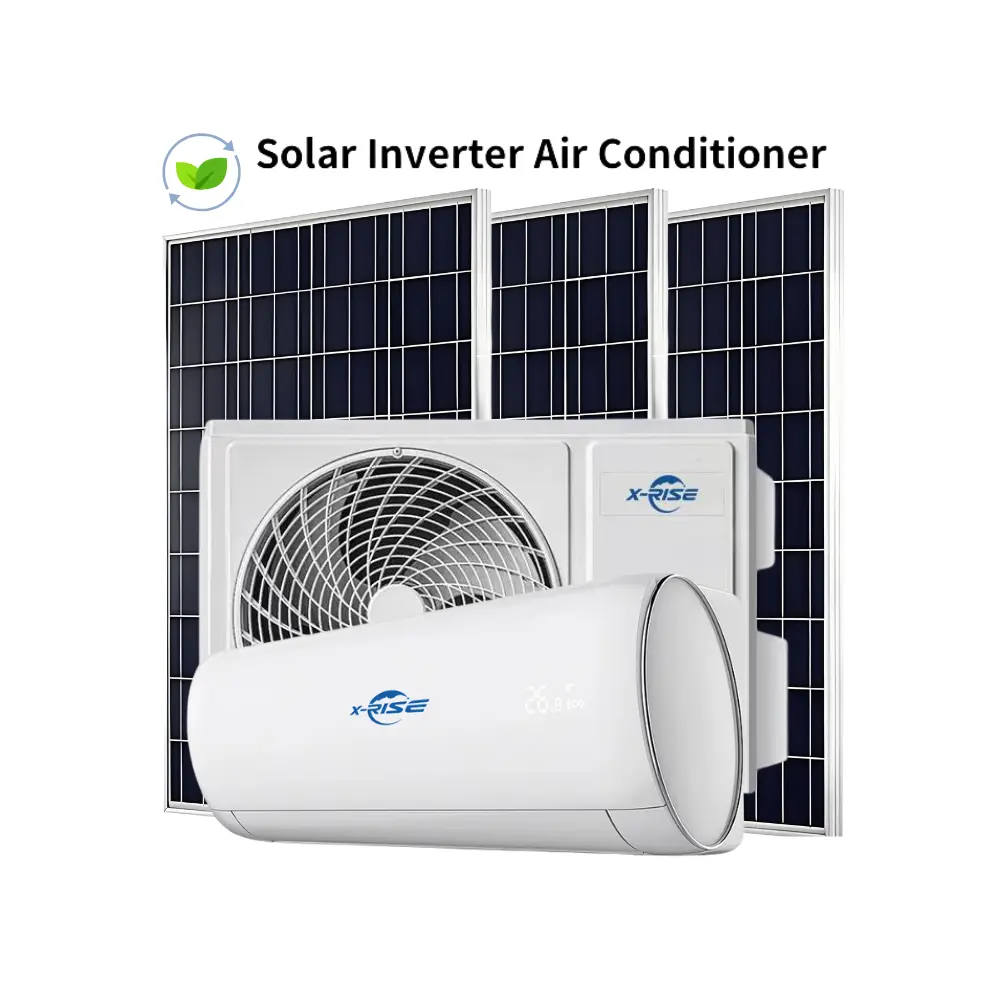 Aire acondicionado solar híbrido ACDC 9000BTU12000BTU 18000BTU 24000BTU, fácil de instalar montado en la pared