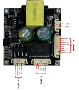 Carte PoE active Hi-P12 avec protection blindée contre la foudre 13W isolée certifiée IEEE802.AF <span class=keywords><strong>DCIN</strong></span> 36-57V DCOUT12V 1A - Product Image 1