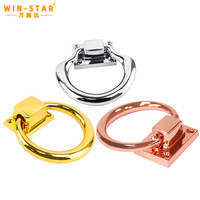 WINSTAR – quincaillerie décorative pour porte d'armoire, anneau rond décoratif pour poignée de canapé et de chaise, boutons décoratifs