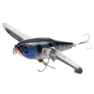 Serie di superficie 12cm 34g galleggianti <span class=keywords><strong>esche</strong></span> bioniche ali di metallo arrampicata <span class=keywords><strong>esche</strong></span> <span class=keywords><strong>finte</strong></span> con effetto onda <span class=keywords><strong>per</strong></span> la <span class=keywords><strong>pesca</strong></span> a fondo Carp - Product Image 1