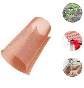 Copper Mesh Roll for Mice Rat Rodent Repellent, Sturdy Copper Wool Mouse Trap for Bat Snail Bird Control with Packing Tool