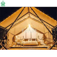 Vente directe de tentes de glamping en tissu PVC, tentes de safari, tentes de villégiature de luxe pour l'extérieur