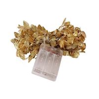 Guirlandes lumineuses LED transfrontalières de style nouveau, en fil de cuivre doré, en PVC, pour la décoration de scènes festives de Noël, de jardins, certifiées CE, IP44