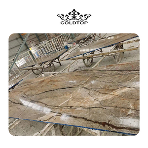 Dalle de marbre gris de <span class=keywords><strong>Normandie</strong></span> Goldtop Finition aiguisée Pierre naturelle élégante pour le sol du hall de l'hôtel et la décoration murale - Product Image 6