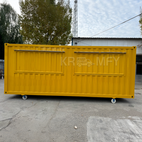 Chiosco Prefabbricato Contemporaneo in Container per Caffetteria, Ristorante, Bar o Negozio di Fiori