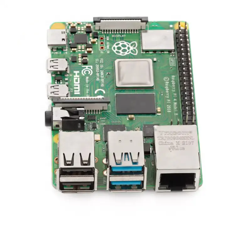 Raspberry Pi papan pengembangan Linux generasi ke-4, papan pengembangan 4 Model B (8GB) asli baru