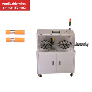 ระบบแปรรูปสายเคเบิลขนาดใหญ่ 220V, ระบบปอกสายอัตโนมัติ 6-150 มม., ความยาวตัด 1-99999 มม. - Product Image 5