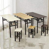 Table pliante légère Moon à une seule couche pour extérieur, entraînement, apprentissage, devoirs, avec pieds réglables en métal, double usage pour salon
