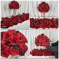 Bunga Mawar Putih Buatan Tangan Realistis dari Sutra Buatan, Hydrangea Hijau, Dekorasi Pernikahan Modern, Bola Bunga Centerpiece, Dapat Dikustomisasi