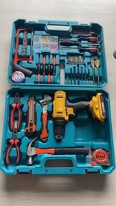 21V مطرقة المسمار الكهربائي سائق تأثير مفك بت تدريبات اللاسلكي أداة السلطة أدوات - Product Image 2