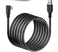Cable USB C de 16 Pies Adecuado para Transferencia de Datos de Alta Velocidad y Carga Rápida, Accesorios de Juego para Auriculares