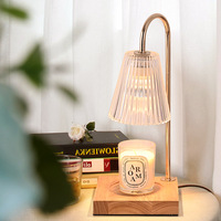 Lampe chauffe-bougie avec minuterie et variateur d'intensité pour décoration intérieure neuve ou vintage, cadeaux pour femmes - Pot parfumé