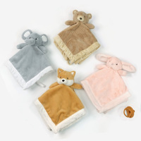 Couverture de sécurité pour bébé en peluche super douce 100% polyester avec jouets animaux pour les enfants de 2 à 4 ans