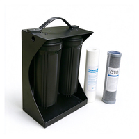 Purificateur d'eau portable 2 étapes pour camping-car et extérieur, filtre mobile pour toute la maison, design portable style américain