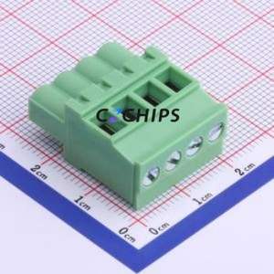 XY2500F-AVR-5.0-4P Plug-in Terminal Block P=5mm Connector ( Connector Type: Plug )( Construction: 1x4P )( Pitch: 5mm ) - Product Image 1