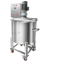 Machine de fabrication de savon liquide et de détergent à prix d'usine, réservoir en acier inoxydable 500L 1000L, machine de fabrication de shampoing capillaire