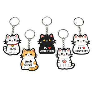 Portachiavi promozionale personalizzato in morbido PVC con logo personalizzato - Product Image 5